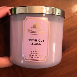 Bath and Body Works White Barn Lilac 3 Wick Candle